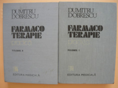 Dumitru Dobrescu - Farmacoterapie practica - 2 vol. - 1989 foto