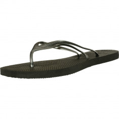 Havaianas dama H. Tria Black Rubber Sandal foto