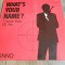 Zinnon &ndash; Whats your name (Theme from Dr. No) &ndash; MAXI vinyl