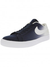 Nike barbati Sb Blazer Vapor Obsidian / White Ankle-High Canvas Skateboarding Shoe foto