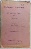 Cumpara ieftin BIBLIOTECA BASARABIEI No. 1:DIN POVESTEA VORBII DE ANTON PANN/PETRE V.HANES/1918