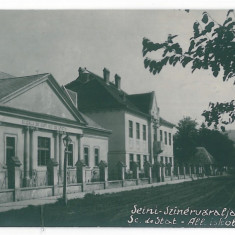 2084 - SEINI, Maramures, Romania - old postcard, real PHOTO - used - 1932