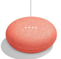 Boxa Google Home Mini, Voice control, Google Assistant, WiFi, Bluetooth (Rosu) foto