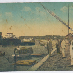 2309 - OLTENITA, Calarasi, harbor, Romania - old postcard - unused