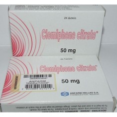 Clomid ( clomiphene citrate ) 50 mg Grecia, 24 comprimate foto