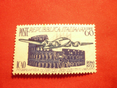 Serie Conferinta ICAO -Aeronautica privata 1952 Italia foto