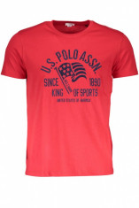 Tricou barbati U.s. Polo Assn. 98602 Rosu foto