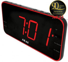 Radio cu ceas Akai ACR-3899 (Negru) foto