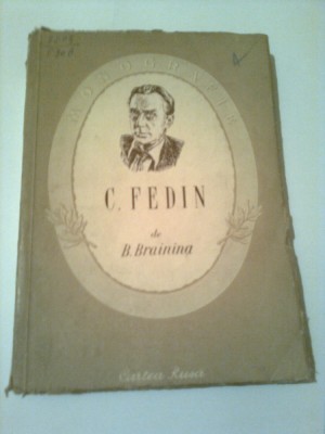 CONSTANTIN FEDIN ~ B. BRAININA foto