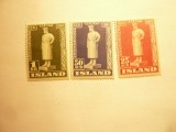 Serie Islanda 1941 - Svarri Sturluson - istoric , 3 valori