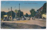 2259 - PUCIOASA, Dambovita, Market, Romania - old postcard, CENSOR - used - 1917, Circulata, Printata