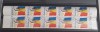 Romania 1990, LP 1233 REVOLUTIA POPULARA IN BLOC DE 10 DE TIMBRE MNH, Nestampilat