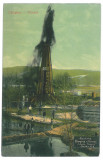 2174 - CAMPINA, MORENI, Prahova, Romania, oil well - old postcard - used - 1907, Circulata, Printata