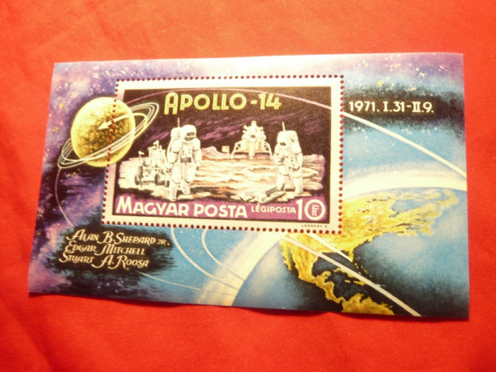 Bloc Cosmos Apollo 14 - 1971 Ungaria
