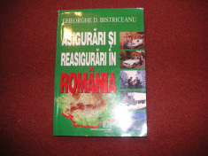 Asigurari si reasigurari in Romania - Gheorghe D. Bistriceanu foto