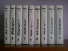 Shakespeare - Opere complete ( 9 volume, ed. Univers 1980 - 1995) foto
