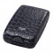 Portofel piele Croco Black Tru Virtu Cash &amp; Cards - Leather Line Elegant Collection