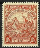 BARBADOS 1933 MNH, Nestampilat