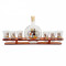 Minibar din lemn cu sticla si pahare tarancuta Elegant Collection