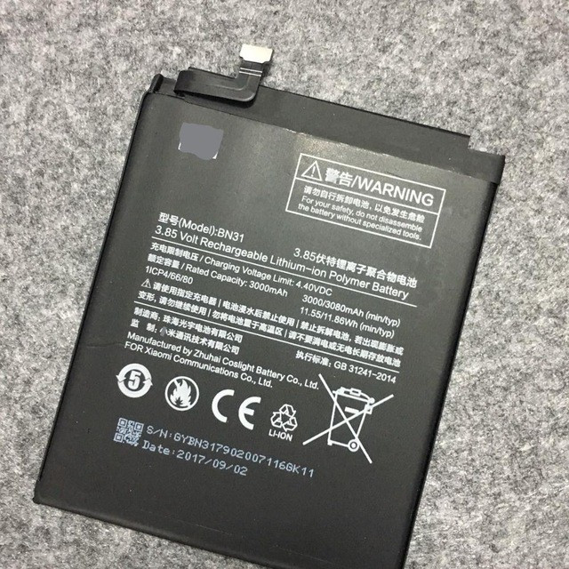 Acumulator Xiaomi Mi 5x mi5x / Redmi Note 5A 5A pro cod BN31 3080 original nou