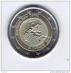 moneda 2 euro comemorativa SLOVENIA 2018, UNC foto