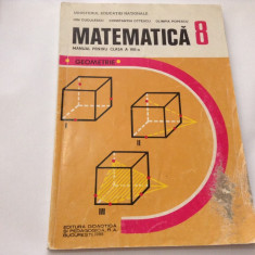 MATEMATICA MANUAL PENTRU CLASA VIII-A ION CUCULESCU ,RF1/2