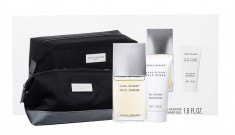 Apa de toaleta Issey Miyake L&amp;#039;Eau D&amp;#039;Issey Pour Homme Barbatesc 50ML Edt 50 ml + Shower Gel 50 ml + Cosmetic Bag foto