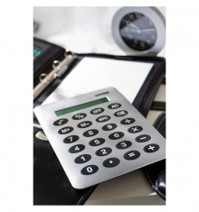 Calculator de mana A4 Buddy argintiu Elegant Collection foto