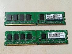 Kit RAM PC 4Gb(2x2GB)DDR2 800Mhz Kingmax Dual channel foto