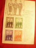 Carte Postala Australia cu timbre replici -Australian imperial Force 1940