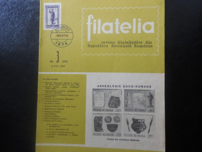 REVISTA FILATELIA-NR 3/ 1976 foto