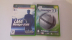 LOT 2 JOCURI XBOX -Championship + LMA Manager [Second hand] foto