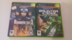 LOT 2 JOCURI XBOX - Tom Clancy Splinter Cell + Rainbow Six 3 [Second hand] foto