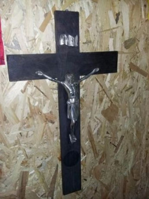 Crucifix mare de camera,Isus(metalic) crucifix sfintit in tara si strainatate foto