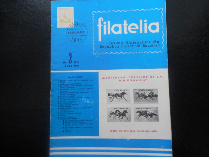 REVISTA FILATELIA-NR 2/1974