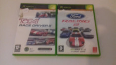 LOT 2 JOCURI XBOX - Toca Race Driver + Ford Racing 2 [Second hand] foto