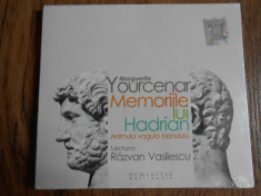 CD Audiobook Memoriile lui Hadrian - de MARGUERITE YOURCENAR (NOU Sigilat) foto