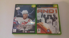 LOT 2 JOCURI XBOX - NHL + Streetball [Second hand] foto