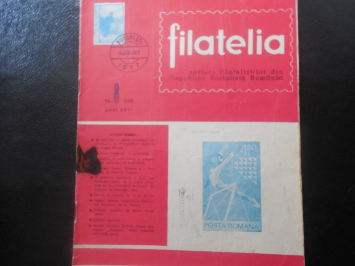REVISTA FILATELIA-NR 8/ 1977