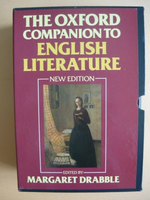 The Oxford Companion to English Literature - editie de lux - 1985 foto