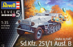 + Macheta 1/35 Revell 03248 - Sd.Kfz. 251/1 Ausf.B Stuka zu Fuss + foto