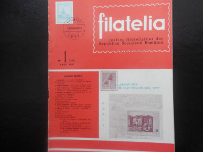 REVISTA FILATELIA-NR 1/1974 foto