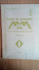 Revista de matematica pentru completarea manualelor scolare Clasele I-XII / 1994 foto