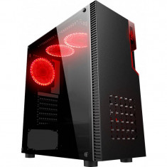 Sistem desktop ITGalaxy Neo Gamer V5 Intel Core i5-7400 Quad Core 3.0 GHz 8GB DDR4 HDD 1000GB SSD 120GB GTX 1060 Windforce OC 3GB DDR5 FreeDos Black foto