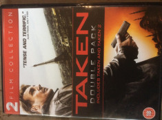 TAKEN 1 SI 2 - FILM DVD ORIGINAL ( DOUBLE PACK ) foto