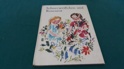 SCHNEEWEISCHEN UND ROSENROT/ BASME DUPĂ FRAȚII GRIMM/ TEXT LIMBA GERMANĂ/ 1967 * foto