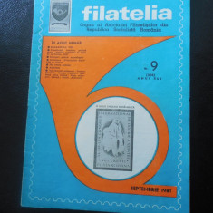 REVISTA FILATELIA-NR. 9/1981