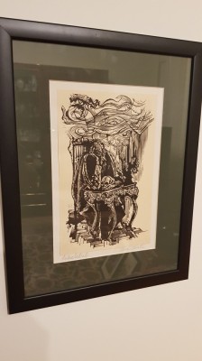 Xilogravura Scheletul - Ion State foto