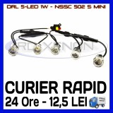 DRL 5-LED 1W - NSSC 502S MINI - DAYTIME RUNNING LIGHT - LUMINI DE ZI, Universal