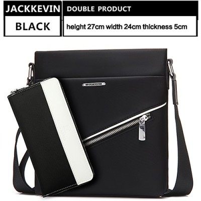 Geanta Jack Kevin - de umar + portofel- nylon,impermeabila 27 cm x 24 ...